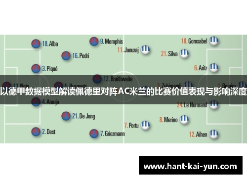 以德甲数据模型解读佩德里对阵AC米兰的比赛价值表现与影响深度